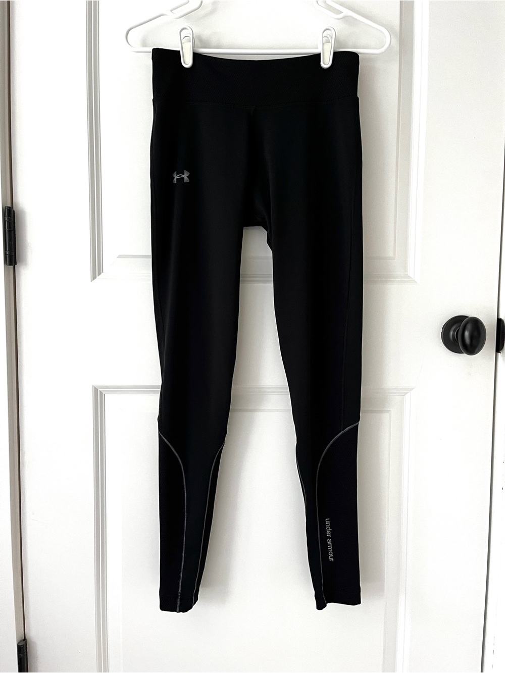 Under Armour Cold Gear Leggins Black Fitted Base Layer Running Tights Women’s S